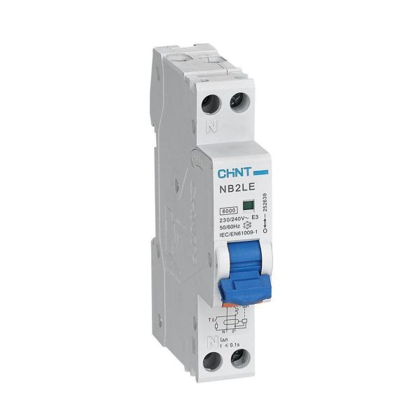 Автомат дифференциальный NB2LE 1P+N 40А 30мА 1 мод., характеристика C, электронный тип A, 6кА (R)