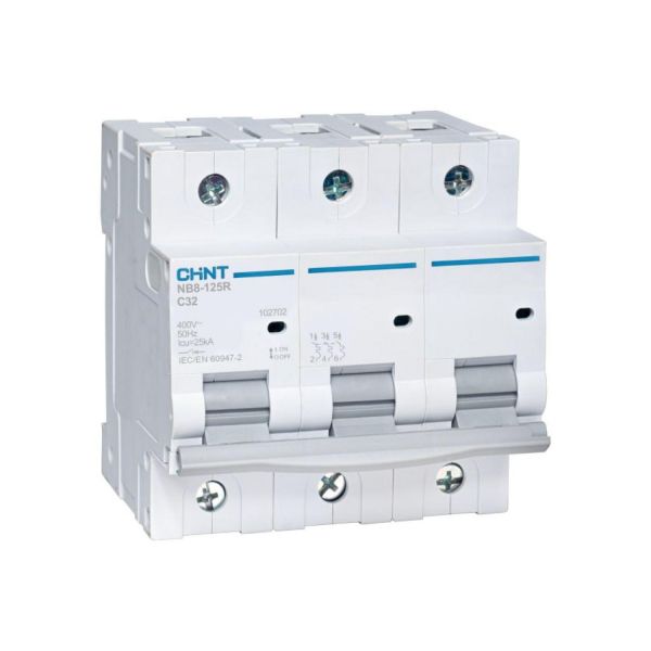 Выключатель автоматический NB8-125R 3P 32A 25кА характеристика C R
