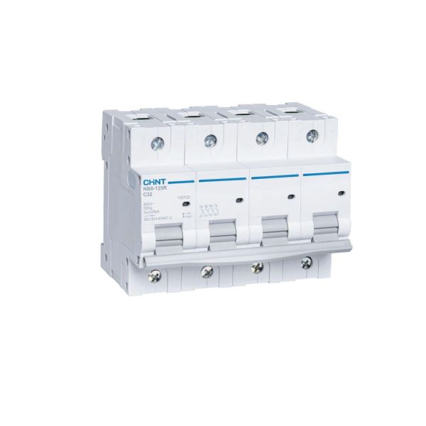 Выключатель автоматический NB8-125R 4P 32A 25кА характеристика C R