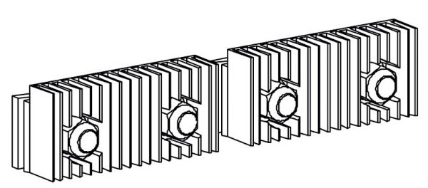ШИНА ПОДКЛЮЧЕНИЯ DC ДЛЯ SD630 3P/4P