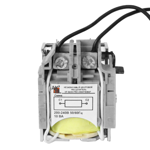 Расцепитель независимый шунтовой НР ВА55-PRO 250AF/630AF, AC200~240V, DC220V для выключателей ВА55-PRO 250AF/630AF
