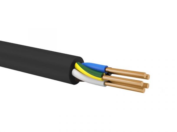 Кабель силовой ВВГнг(А)-LS 5х10ок(N, PE)-0.66 однопроволочный