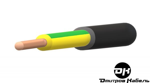 Кабель силовой ППГнг(A)-HF-1 1х4(Ж/З) ТРТС