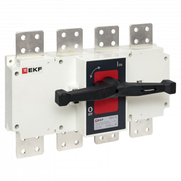 Рубильник-выключатель 1600A 4P c рукояткой управления для прямой установки PowerSwitch