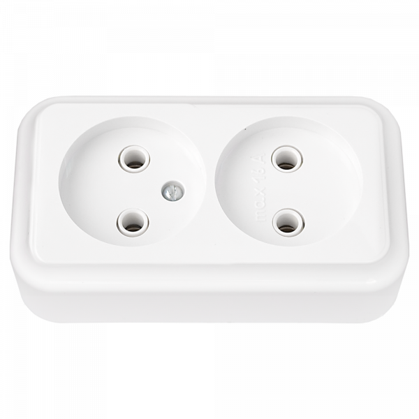 Беларусь Розетка двойная наружная