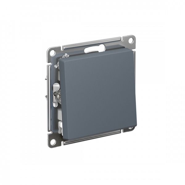 ATLASDESIGN 1-клавишный ПЕРЕКЛЮЧАТЕЛЬ, сх.6, 10АХ, быстрозажимные клеммы, ГРИФЕЛЬ