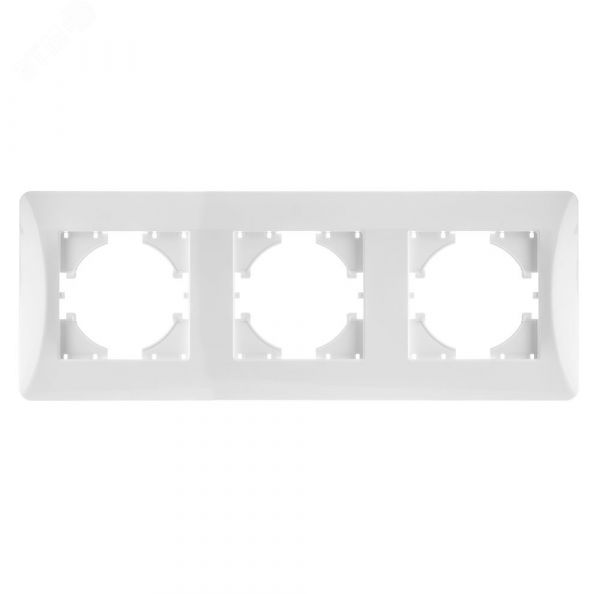Рамка 3-местная Ugra, белый