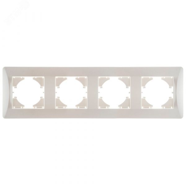 Рамка 4-местная Ugra, жемчуг