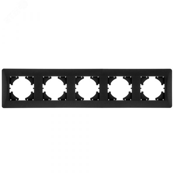 Рамка 5-местная Ugra, графит