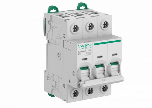 Выключатель автоматический (АВ) C 2A 3P 6kA 400В Systeme9