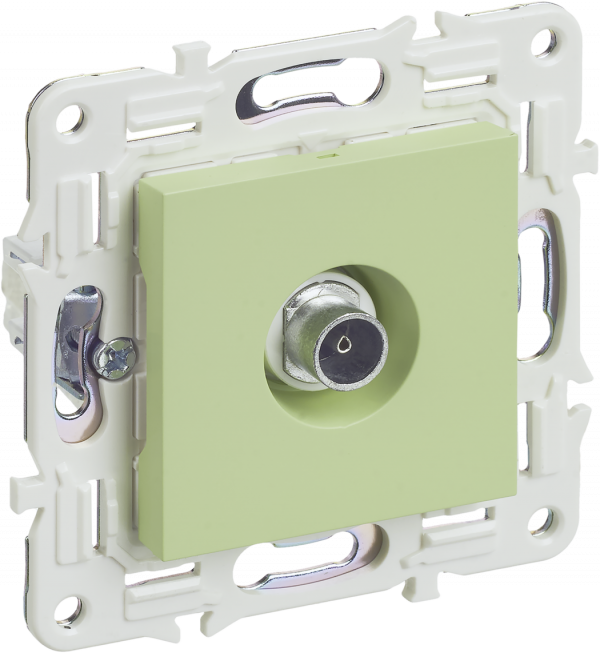 SKANDY Розетка TV оконечная SK-A12G мятный IEK