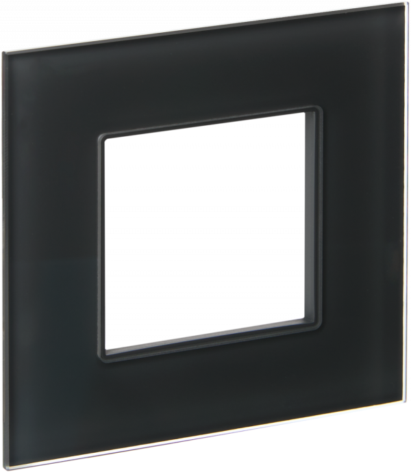 SKANDY Рамка 1-местная SK-F21G стекло графит IEK