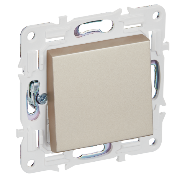 SKANDY Выключатель 1-клавишный перекрестный 10А SK-V03Sa песочный IEK