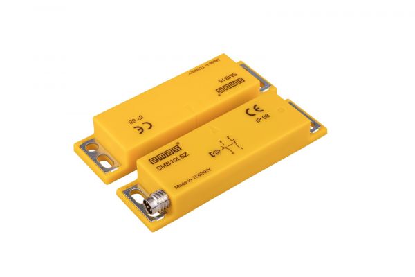 Магнитный датчик (1НЗ+1НО), разъём M8*4 (расст. сраб. 5мм), левый выход, IP68