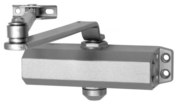 Доводчик двери c тягой EN 4, 60 - 85 кг, 1100 мм, алюм