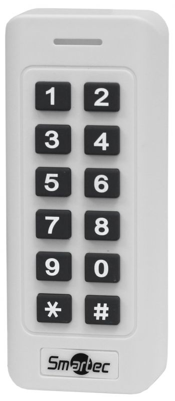 Считыватель EM, HID prox, MIFARE с клавиатурой, белый