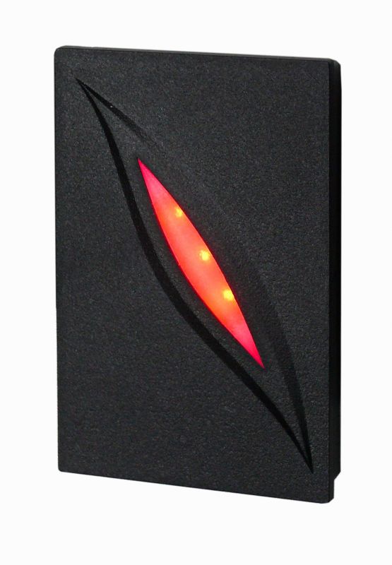 Считыватель MIFARE, чтение серийного номера, интерфейс Wiegand, до 10 см, -30град.+60град.С, 8.6х8.6х1.7 см, 5-16 В DC, 70 мA