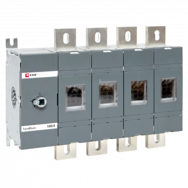 Рубильник 1000A 4P без рукоятки управления TwinBlock
