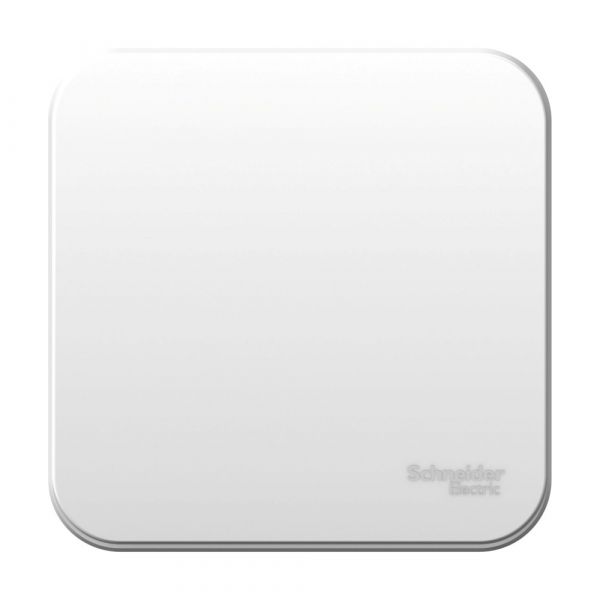 Выключатель одноклавишный наружный BLАNCА (cх.1) с изолирующей пластиной, 10А, 250B, белый