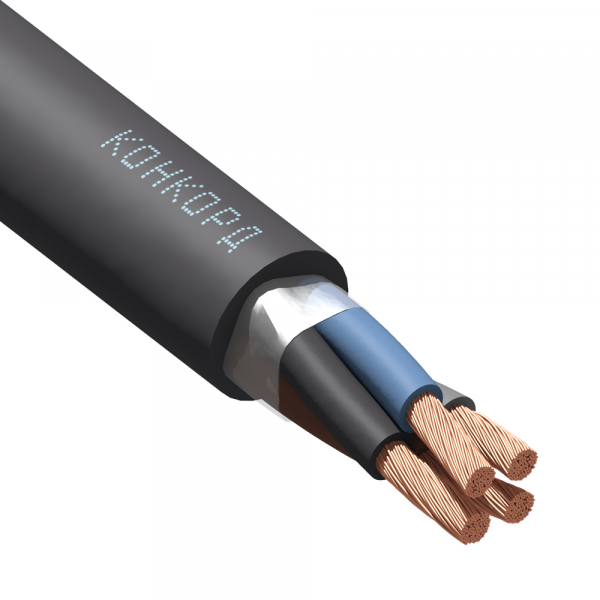 Кабель силовой КГТП 4х150(N) 380/660-2