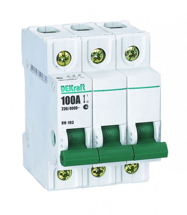 Выключатель нагрузки 3Р 100А ВН-103