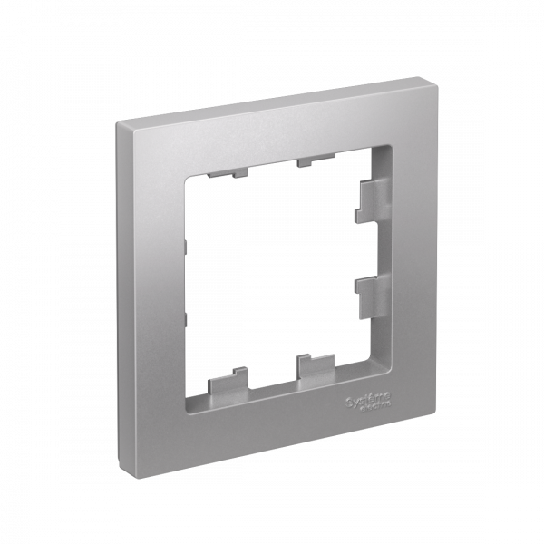 Рамка однопостовая ATLASDESIGN алюминий