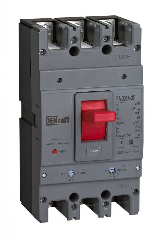 Силовой автоматический выключатель 3P 630A 50кА ВА-335А