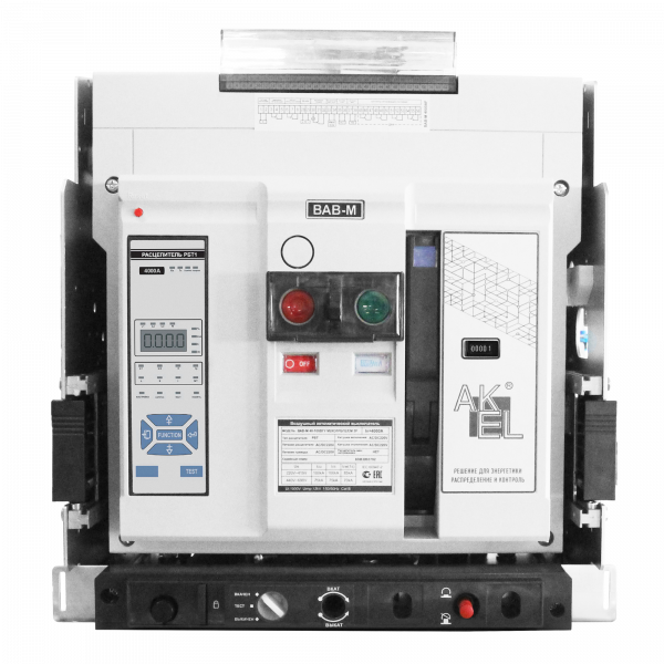 Выключатель автоматический воздушный ВАВ-М25-85ВГ М2КО1РБТ2 3P/2500A/РБТ (питание 220В AC/DC)/85 кА