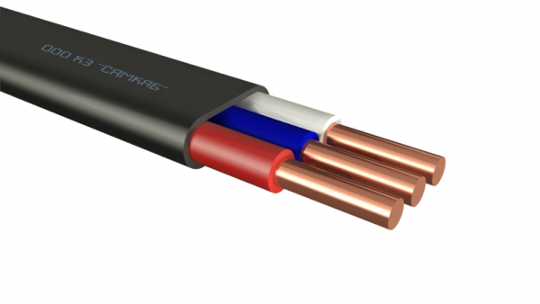 Кабель силовой ВВГ-Пнг(А) 3х1,5 (N,PE)-0,66 100м ТРТС