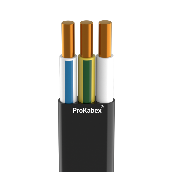 Кабель силовой ВВГПнг(A) 3х1,5ок(N,PE)-0,66 барабан ТРТС