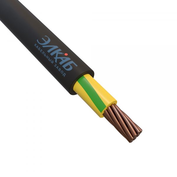 Кабель силовой ППГнг(А)-HF 1х25,0 мк - 1          желто-зеленый ТРТС