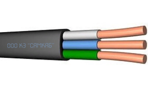 Кабель силовой ВВГнг(А) 3х6 (N,PE)-0,66 100м ТРТС