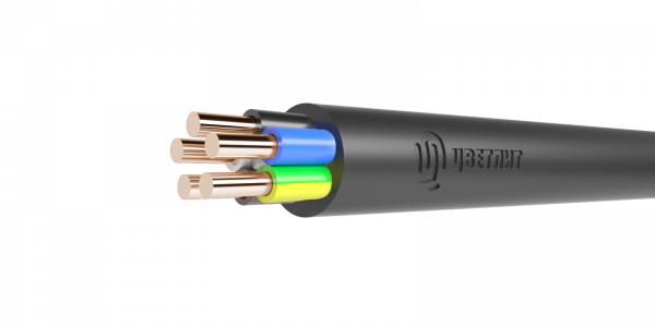 Кабель силовой ППГнг(А)-HF 5х2,5ок(N,PE)-0,66 (100 м) ТРТС