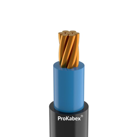 Кабель силовой ВВГнг(А)-LS 1х50мк(N)-0,66 ТРТС  синий