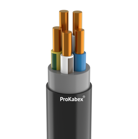 Кабель силовой ВВГнг(A)-LS-ХЛ 5х2,5(N,PE)-1 ТРТС