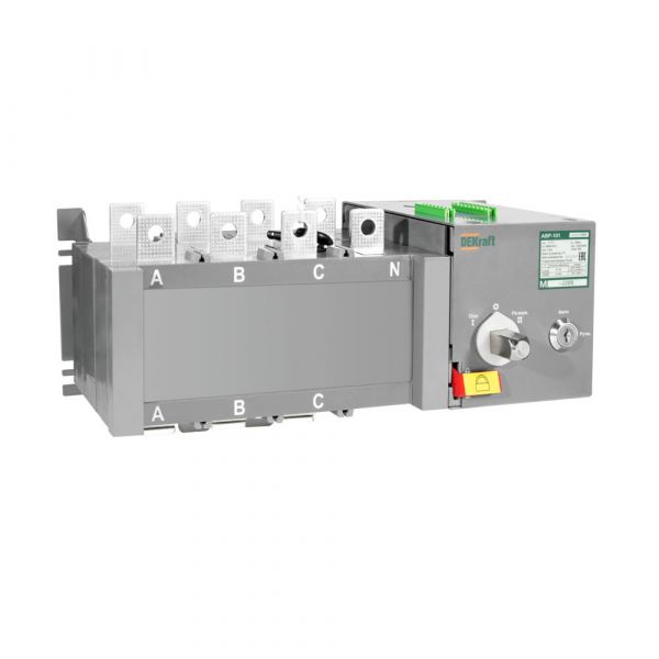 АВР на реверсивный выключатель-разъединитель и мотор приводом 250A, 3P, 10кА АВР-103