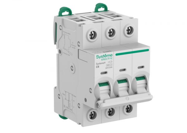 Выключатель автоматический (АВ) C 6A 3P 6kA 400В Systeme9