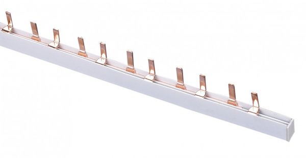 Шина гребенчатая /Шина соединительная 2P 63А 1 м. 27х2 контактов ШС-101