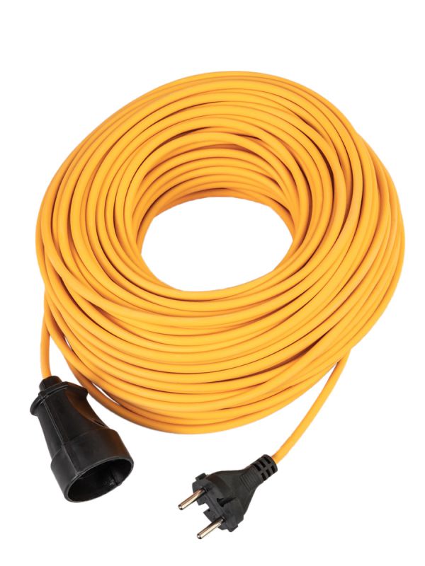 Удлинитель шнур 50м 1 гнездо ПВС 2*0.75 мм 10A 220В 2200Вт Россия УХ10