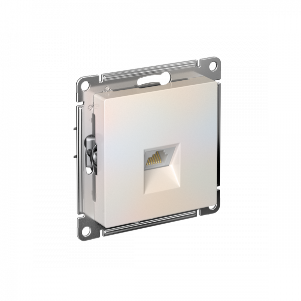 Розетка ATLASDESIGN компьютерная RJ45 механизм жемчуг