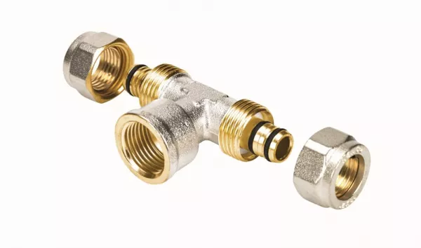 Тройник-обжим Henco BP 16х1/2"х16 с оловянным покрытием