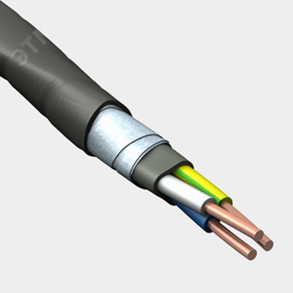 Кабель силовой ВБШв 3х2.5 (N. PE) -0.660