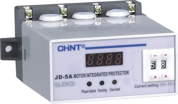 Комплексное защитное устройство для двигателей JD-5A 20A-80A AC220В (CHINT)