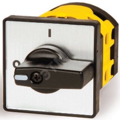 Площадка серебряная и черная ручка 48х48 на винты