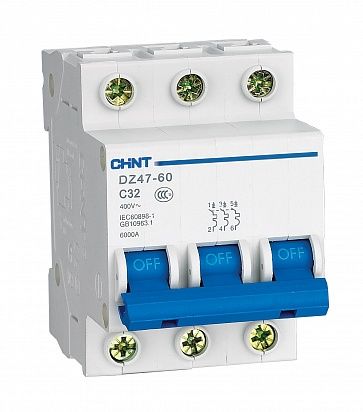 Авт. выкл. NB1-63 2P 6A 6кА х-ка B (DB) (CHINT)