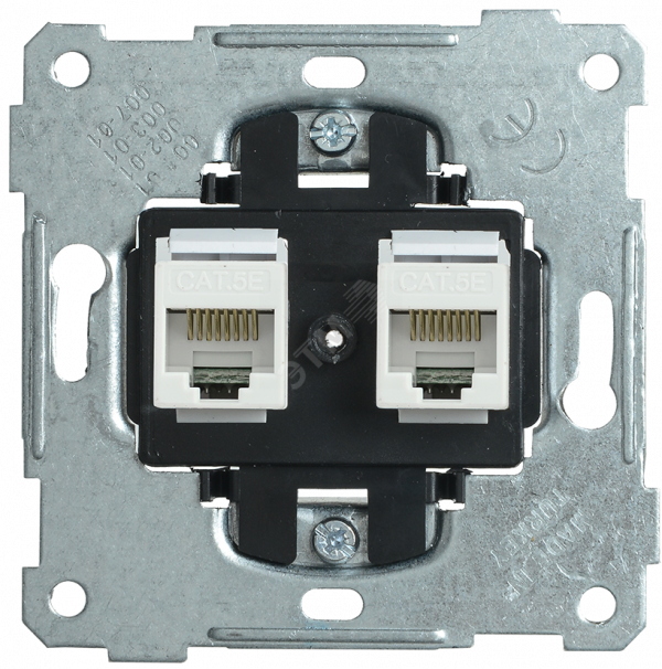 Розетка 2-ая компьютерная RJ45 Cat5e BOLERO