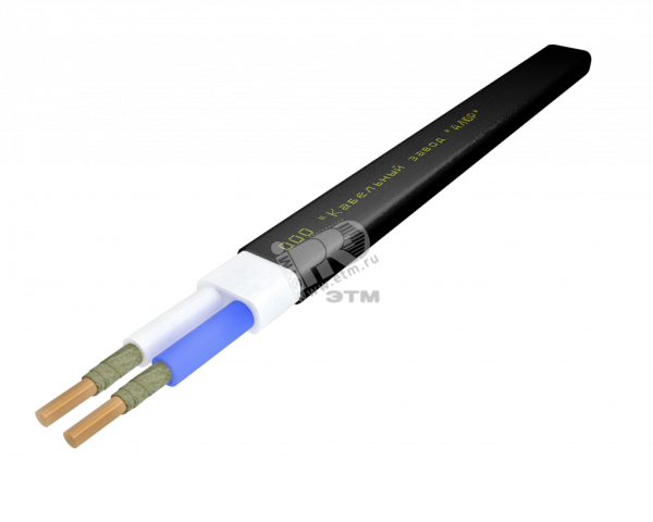 Кабель силовой ВВГ-П нг(А)-FRLSLTx 2х1.5 ок(N)-1 черный барабан