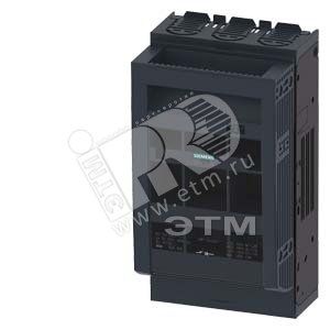 Разъединитель 3п NH00 160A монтаж на панель COVER LEVEL 45мм рамочный зажим