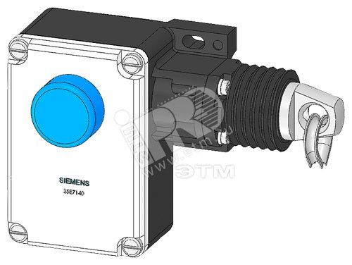 SIGUARD Выключатель тросовый 1хM16х1.5 металлокорпус 1НО+1НЗ с фиксацией разблокировка ключом длина троса до 50м