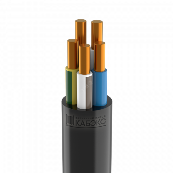 Кабель силовой ВВГнг(А)-LS 5х1,5 ок(N,PE)-0,66
